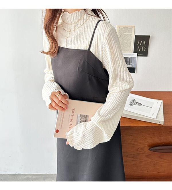 GeeRA（ジーラ）の「バックストラップデザインキャミワンピース（その他ワンピース）」｜詳細画像