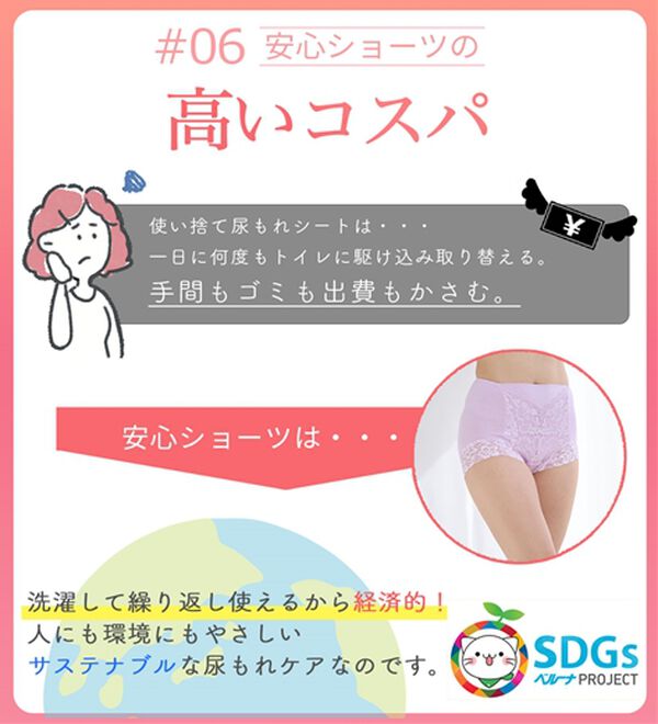 LAVIENNE（ラヴィエンヌ）の「【５色組】新・旅のお供にこれ１枚！お腹すっきり安心ショーツ（安心ショーツ）」｜詳細画像