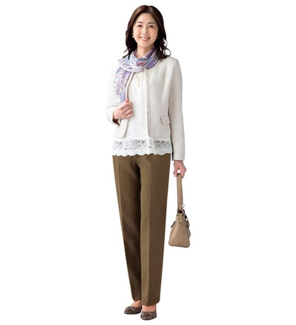 ブラックレーベル　濃ベージュ系パンツ　3Lサイズ W88～91㎝　27,500円 ブラックレーベル 濃ベージュ系パンツ 3Lサイズ W88～91㎝ 27,