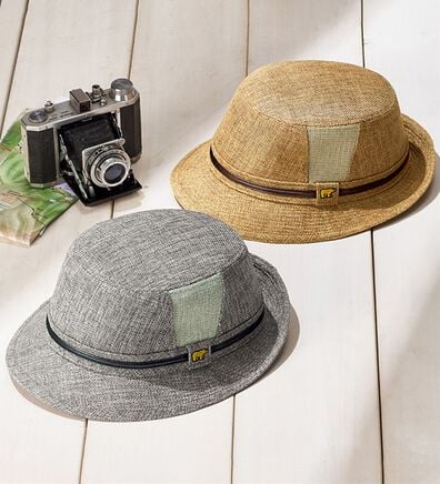 「＜ゴールデンベア＞洗える！天然ライクなダンディハット（メンズ帽子）」