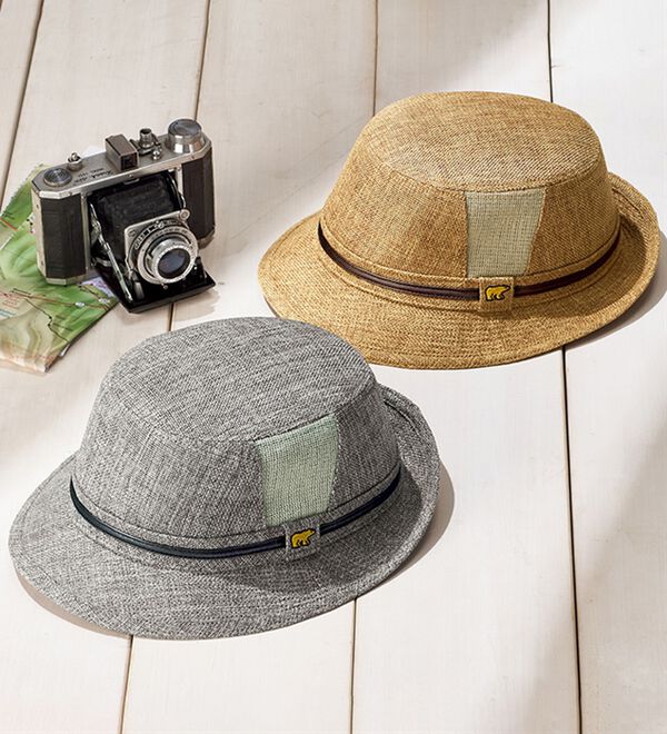 「＜ゴールデンベア＞洗える！天然ライクなダンディハット（メンズ帽子）」｜詳細画像