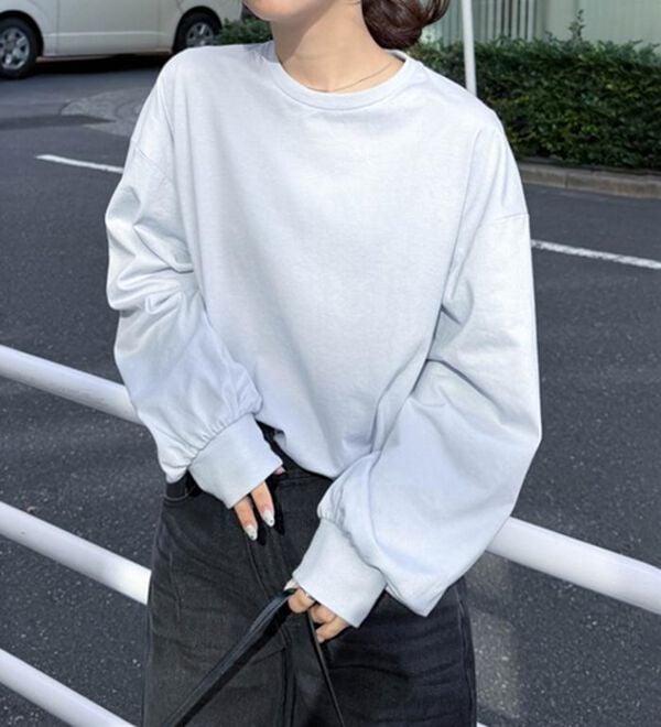 RANAN（ラナン）の「多機能ベーシックオーバーサイズ長袖Tシャツ（Tシャツ）」｜詳細画像