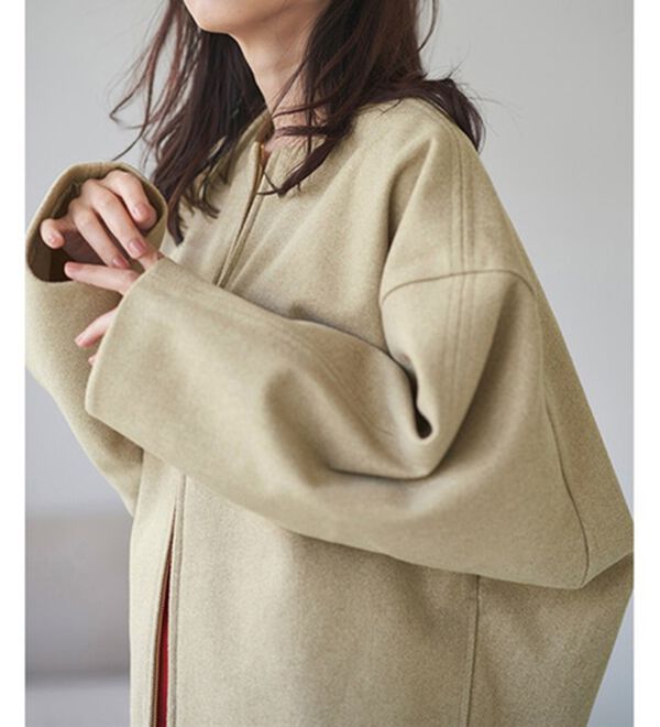 ウールライクコクーンシルエットコート - ベルーナ【公式】