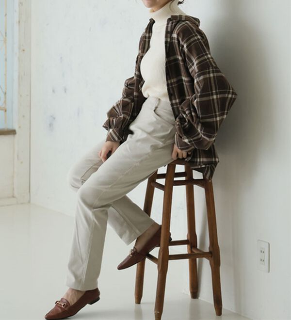 A HAPPY MARILYN（アハッピーマリリン）の「【Ｌ～５Ｌ】楽・暖・美脚！ストレッチ裏起毛パンツ（フルレングスパンツ）」｜詳細画像