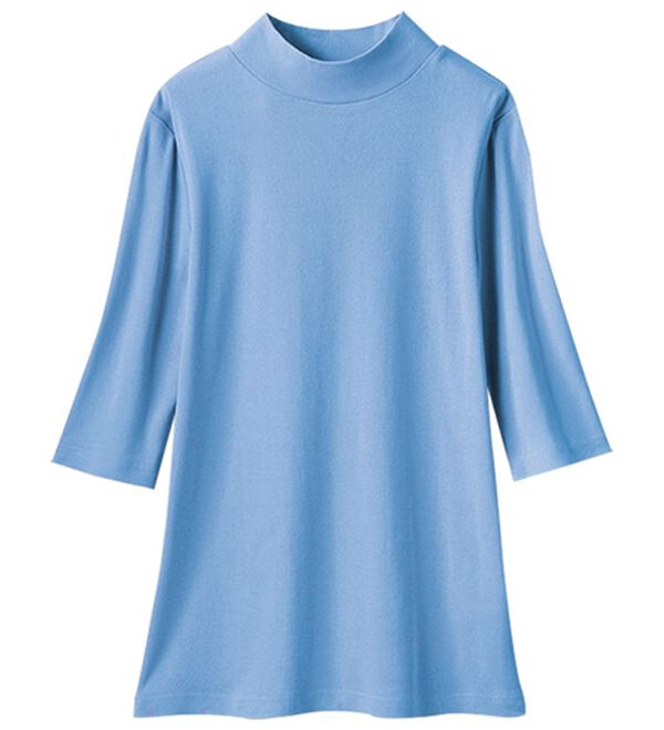 LAVIENNE（ラヴィエンヌ）の「【６色組】＜カラフルコットン＞綿１００％ハイネックプルオーバー（肌着・インナーウェア）」｜詳細画像