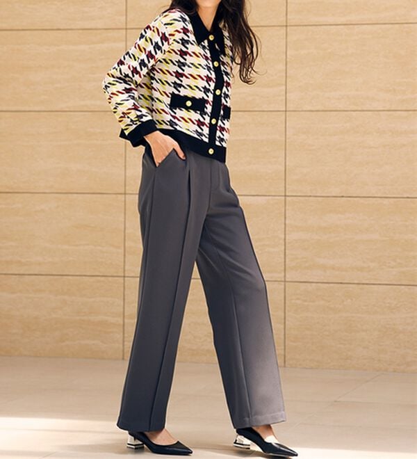 RANAN（ラナン）の「ポロ衿ニットカーディガン（ニットカーディガン）」｜詳細画像