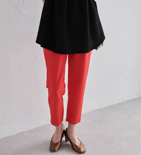 RANAN（ラナン）の「美脚シルエットクロップドパンツ（フルレングスパンツ）」｜詳細画像