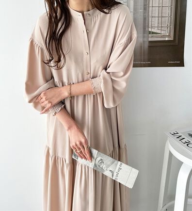 GeeRA（ジーラ）の「前後２ＷＡＹティアードシャツワンピース（シャツワンピース）」