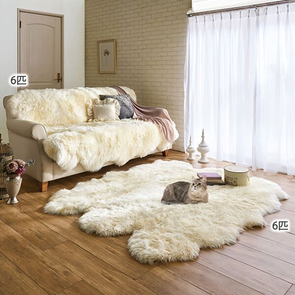 「ニュージーランド産ふかふか長毛ムートン（ソファーカバー）」｜詳細画像