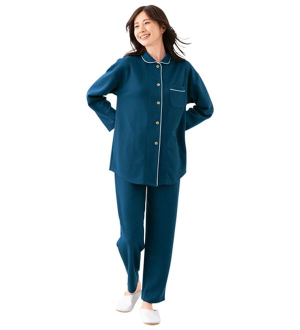 「ふんわりキルト快眠サポートパジャマ（パジャマ・ルームウェア）」｜詳細画像