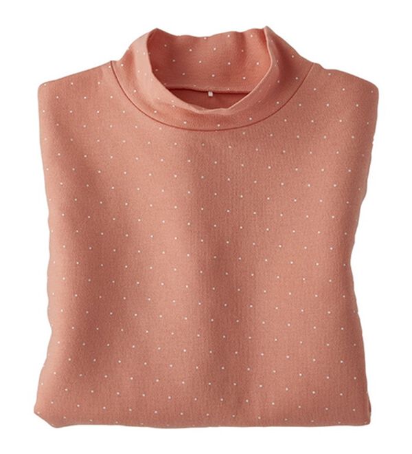 にゃおす 選べる衿】肌に優しい綿100％暖か発熱素材プルオーバー