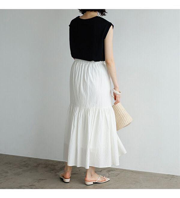 GeeRA（ジーラ）の「フレアーボリュームマキシスカート（ロングスカート）」｜詳細画像