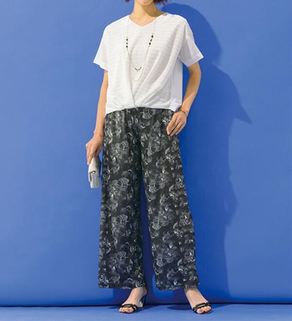 ルフラン（ルフラン）の「【３本組】【ＳＶ】さらりと華やかお買得パンツ（フルレングスパンツ）」｜詳細画像