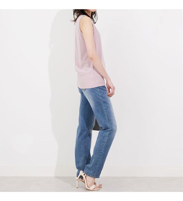 BELLUNA（ベルーナ）の「テレコ素材タンクトップ（タンクトップ・キャミソール）」｜詳細画像