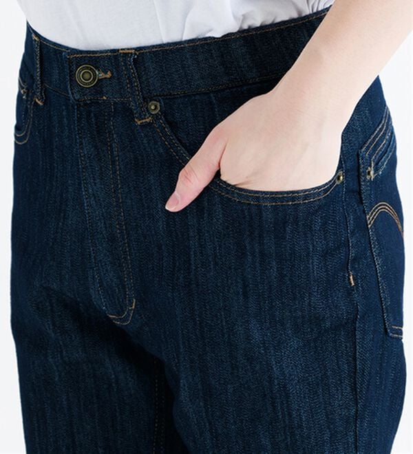 「＜コムルヴァン・オム＞涼感翡翠（ひすい）ジーンズ（メンズデニムパンツ）」｜詳細画像
