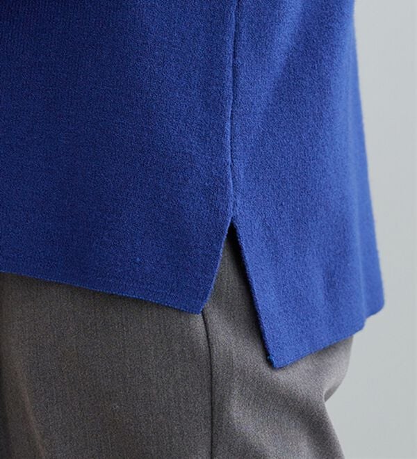 BELLUNA（ベルーナ）の「もちもち袖ボタンニットプルオーバー（ニット・セーター）」｜詳細画像