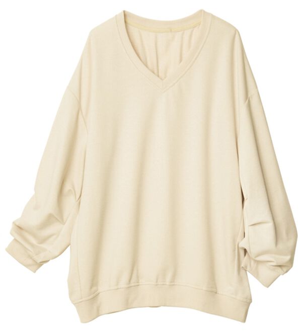 RANAN（ラナン）の「バックギャザーデザインスウェット（カットソー）」｜詳細画像