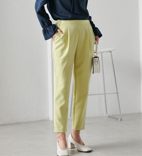 RANAN（ラナン）の「美脚シルエットクロップドパンツ（フルレングスパンツ）」｜詳細画像