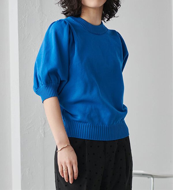 RANAN（ラナン）の「ボリュームパフスリーブニットトップス（ニット・セーター）」｜詳細画像