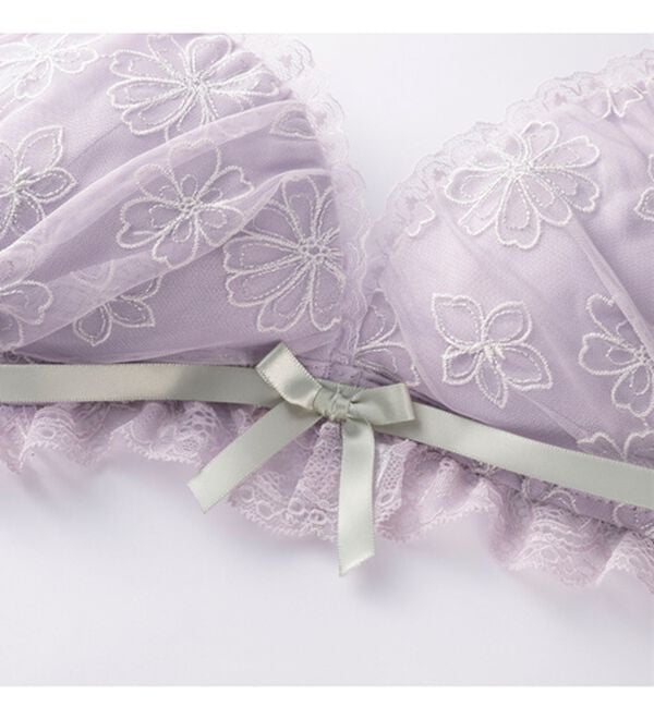 YU'NOW（ユナウ）の「ぷるるん谷間のノンワイヤーブラ＆ショーツ（ブラジャー＆ショーツセット）」｜詳細画像