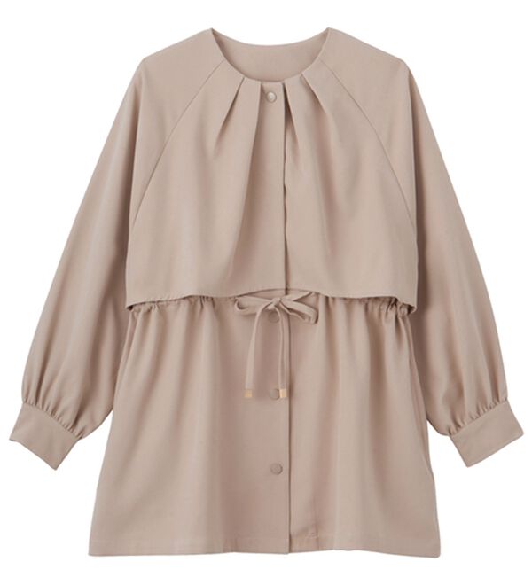 GeeRA（ジーラ）の「ケープデザインミドル丈マンパー（ブルゾン）」｜詳細画像