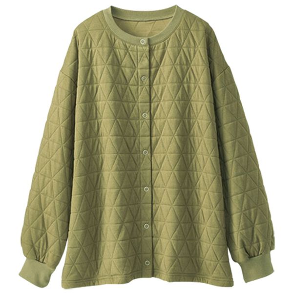 BELLUNA（ベルーナ）の「＜着るホカロン＞三角キルトスナップボタンカーディガン（その他カーディガン）」｜詳細画像
