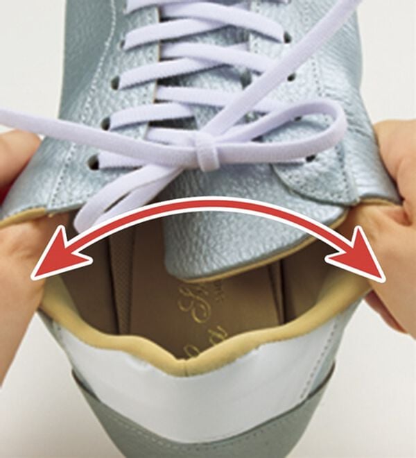 ルフラン（ルフラン）の「＜ラシーナコンフォート＞外反母趾対応４Ｅレザースニーカー（スニーカー）」｜詳細画像