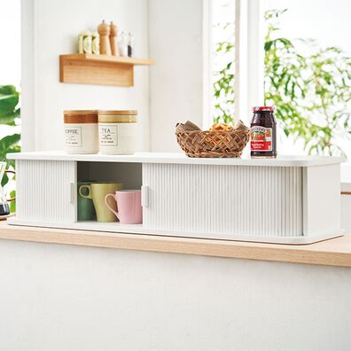 「ジャバラ扉式収納庫（ラック・棚・本棚）」