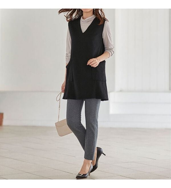 BELLUNA（ベルーナ）の「静電防止付裏ファー素材レギンス（フルレングスパンツ）」｜詳細画像