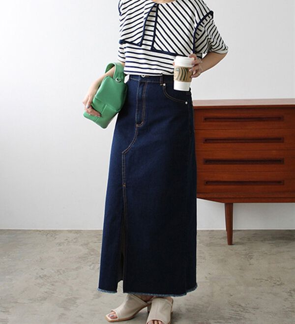 GeeRA（ジーラ）の「セーラーカラーボーダーカットソー（カットソー）」｜詳細画像