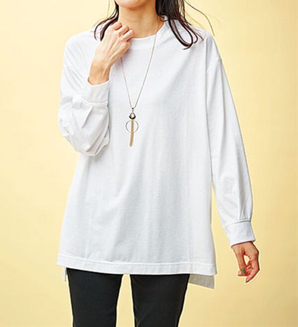 BELLUNA（ベルーナ）の「あぜ素材サイドリボン使いベストアンサンブル（アンサンブル）」｜詳細画像