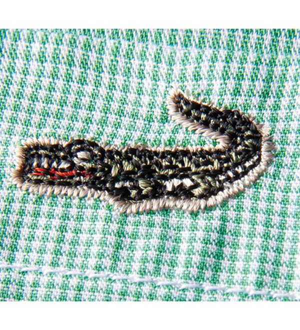 「＜クロコダイル＞チェック柄半袖シャツ（メンズシャツ）」｜詳細画像