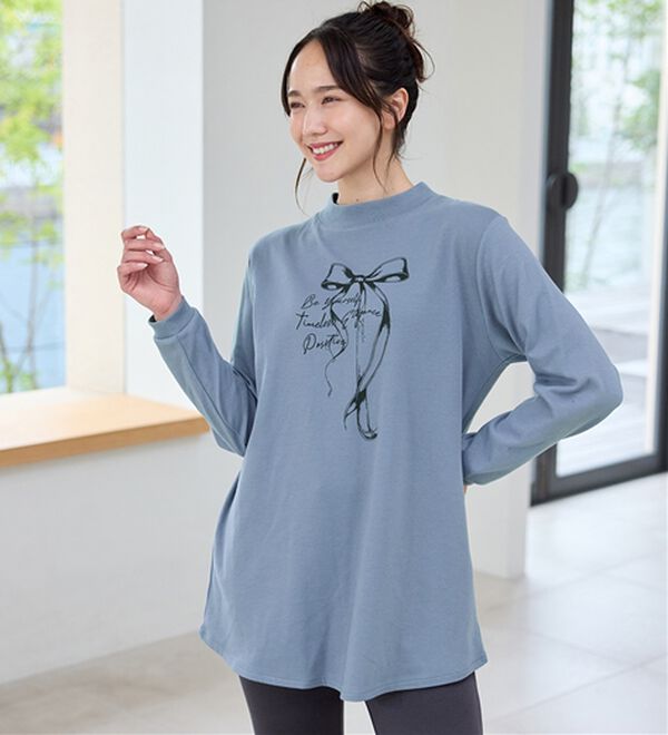 BELLUNA（ベルーナ）の「【メルティポンチ】プリントチュニック（チュニック）」｜詳細画像