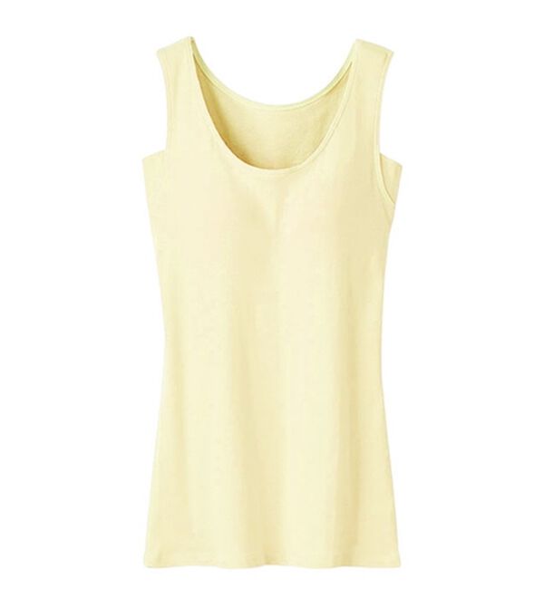 LAVIENNE（ラヴィエンヌ）の「＜さらりラボ＞カップ付タンクトップインナー（ブラトップ・カップ付きインナー）」｜ベージュ