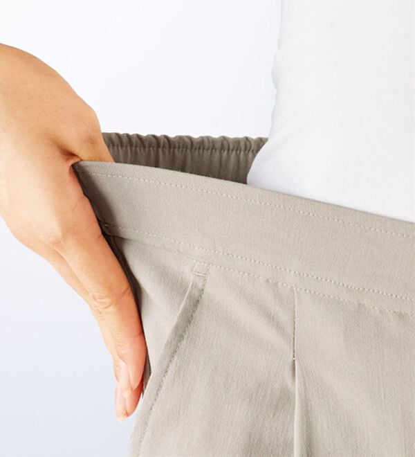 BELLUNA（ベルーナ）の「チノ見えストレッチ素材テーパードパンツ（テーパードパンツ）」｜詳細画像