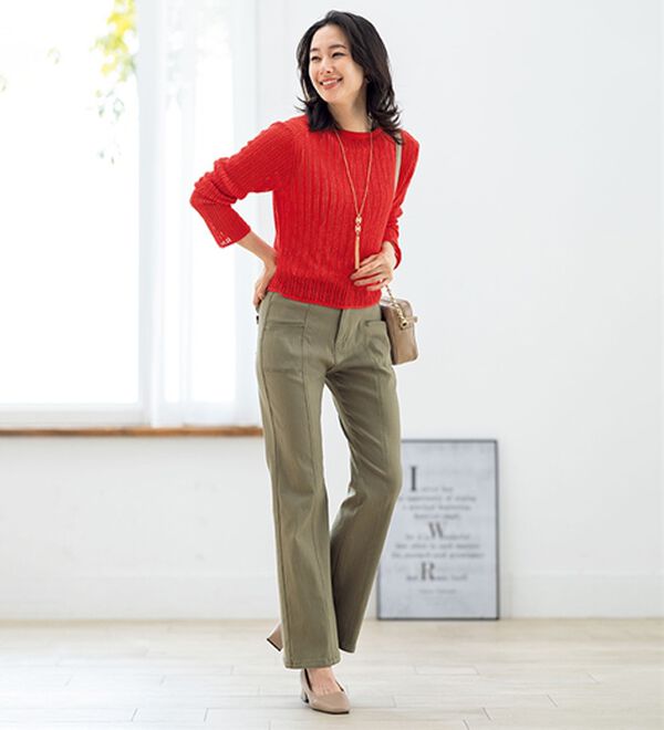 ルフラン（ルフラン）の「【３本組】＜ビヨーンド＞美脚パンツ（フルレングスパンツ）」｜詳細画像