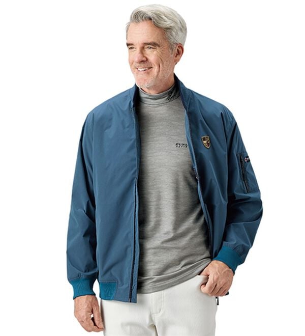 「【３色組】＜ダンロップ・リファインド＞肌側綿１００％裏起毛ハイネック（メンズカットソー）」｜詳細画像