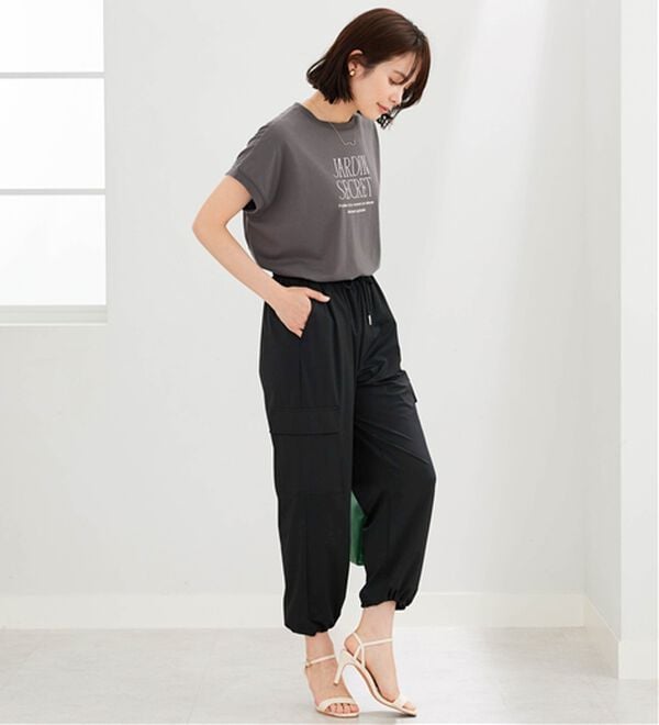 BELLUNA（ベルーナ）の「ヒンヤリ爽快！ドロスト使いカーゴパンツ（その他パンツ）」｜詳細画像