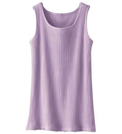 BELLUNA（ベルーナ）の「真夏に活躍！綿１００％抗菌防臭リブタンクトップ（タンクトップ・キャミソール）」