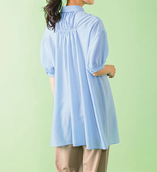 ルフラン（ルフラン）の「【ａ・Ａ・Ｐ】楊柳素材の涼やかブラウス（ブラウス）」｜詳細画像