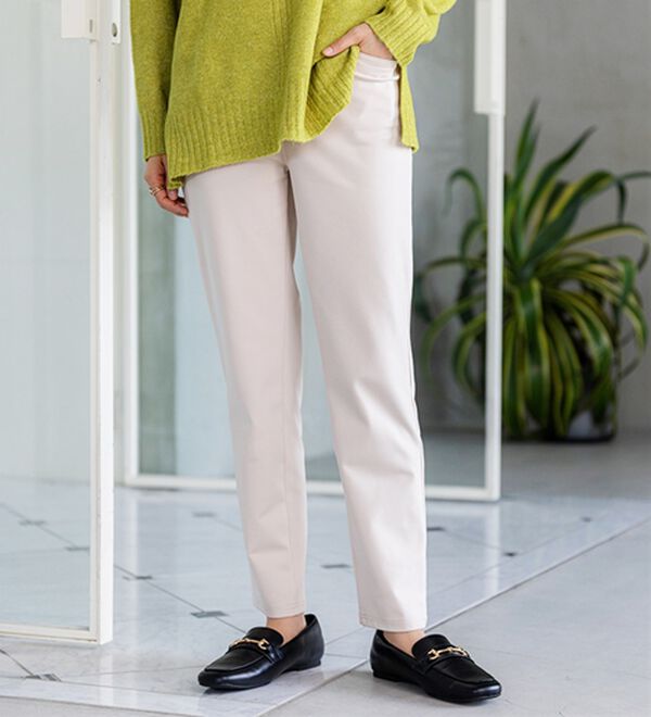 BELLUNA（ベルーナ）の「新触感！マシュマロみたいななめらかストレッチパンツ（フルレングスパンツ）」｜詳細画像