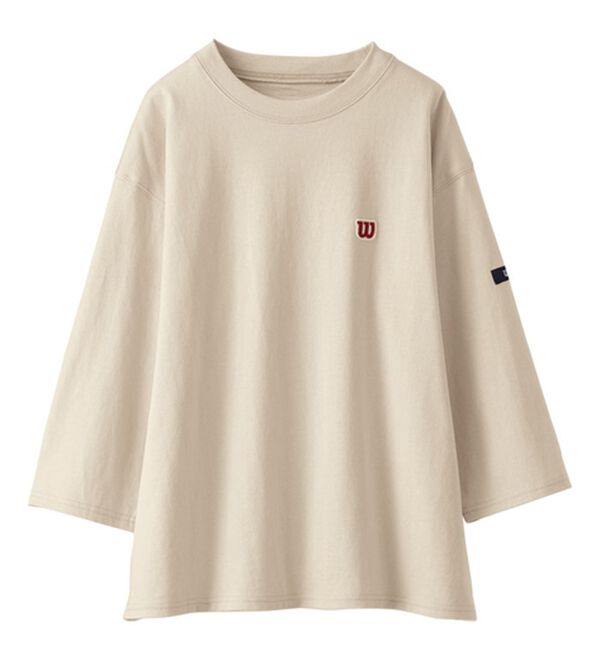 Wilson＞コットン100％7分袖Tシャツ - ベルーナ【公式】