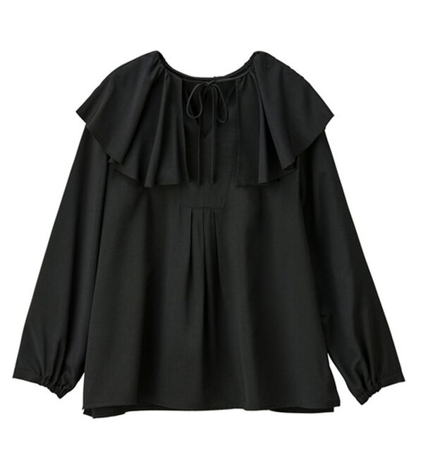 GeeRA（ジーラ）の「フリルカラーブラウス（ブラウス）」｜詳細画像