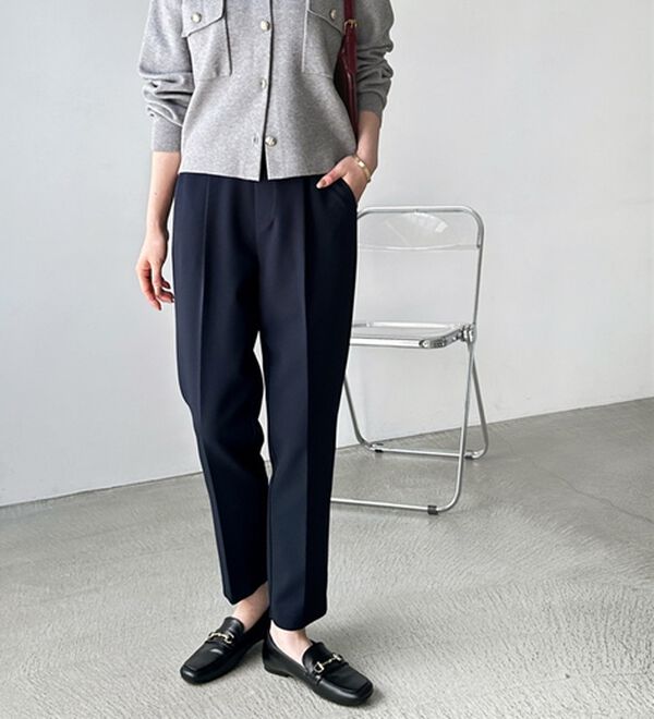 GeeRA（ジーラ）の「美脚きれい魅せ！テーパードパンツ（フルレングスパンツ）」｜詳細画像