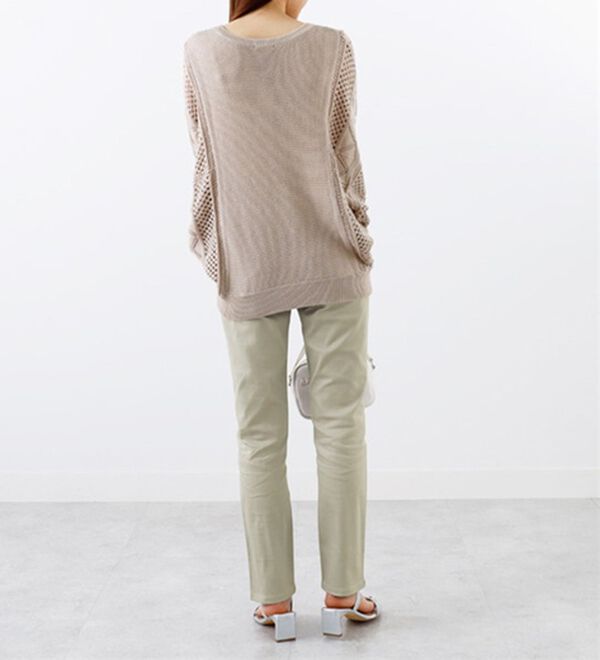 BELLUNA（ベルーナ）の「ホワイトヤーンストレッチカラーパンツ（フルレングスパンツ）」｜詳細画像