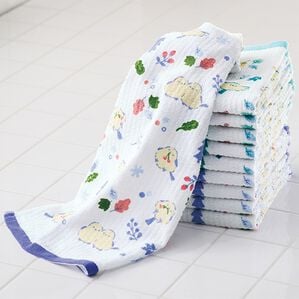 「かわいいお買得フェイスタオル１０枚組（タオル）」｜シマエナガ