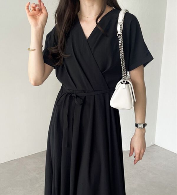 GeeRA（ジーラ）の「カシュクールフレアーワンピース（その他ワンピース）」｜詳細画像