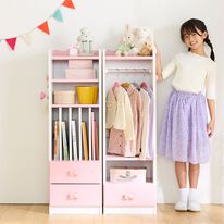 iellio（イエリオ）の「リボンキッズデスクシリーズ＜学習机・ランドセルラック・ハンガー＞（デスク・学習机）」