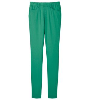 RANAN（ラナン）の「はっ水！ストレッチ素材スキニーパンツ（フルレングスパンツ）」｜グリーン