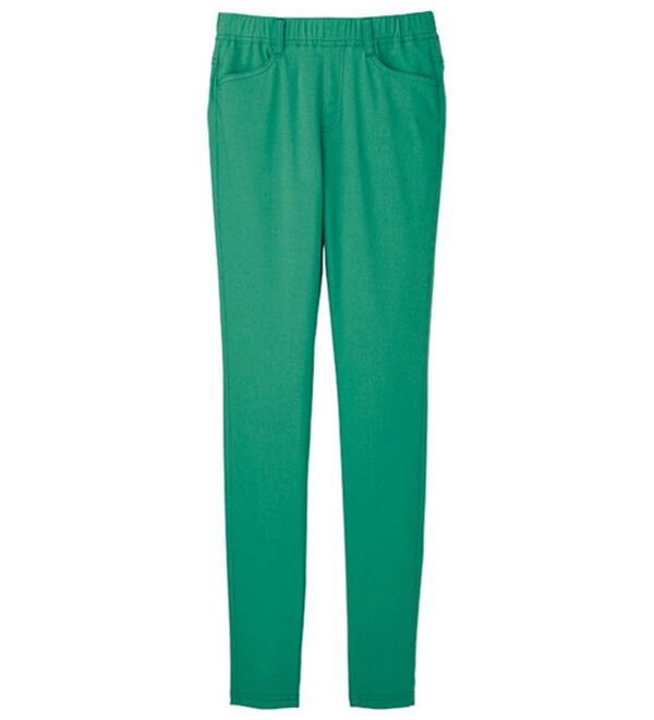 RANAN（ラナン）の「はっ水！ストレッチ素材スキニーパンツ（フルレングスパンツ）」｜グリーン